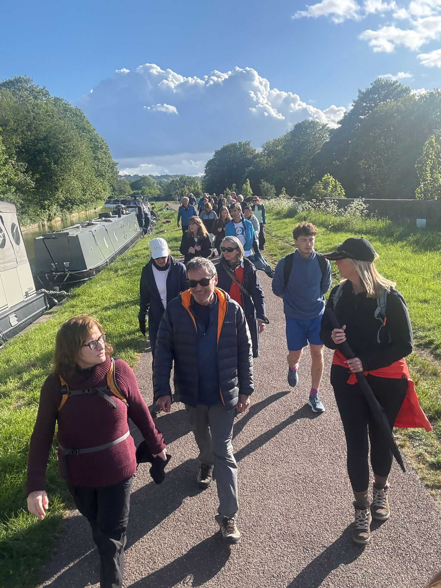 Photo of walkers during community walk